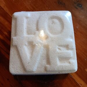 Handcrafted Bath Bomb Love Blue Volcano 10oz Oily Blends White Spa Gift #2